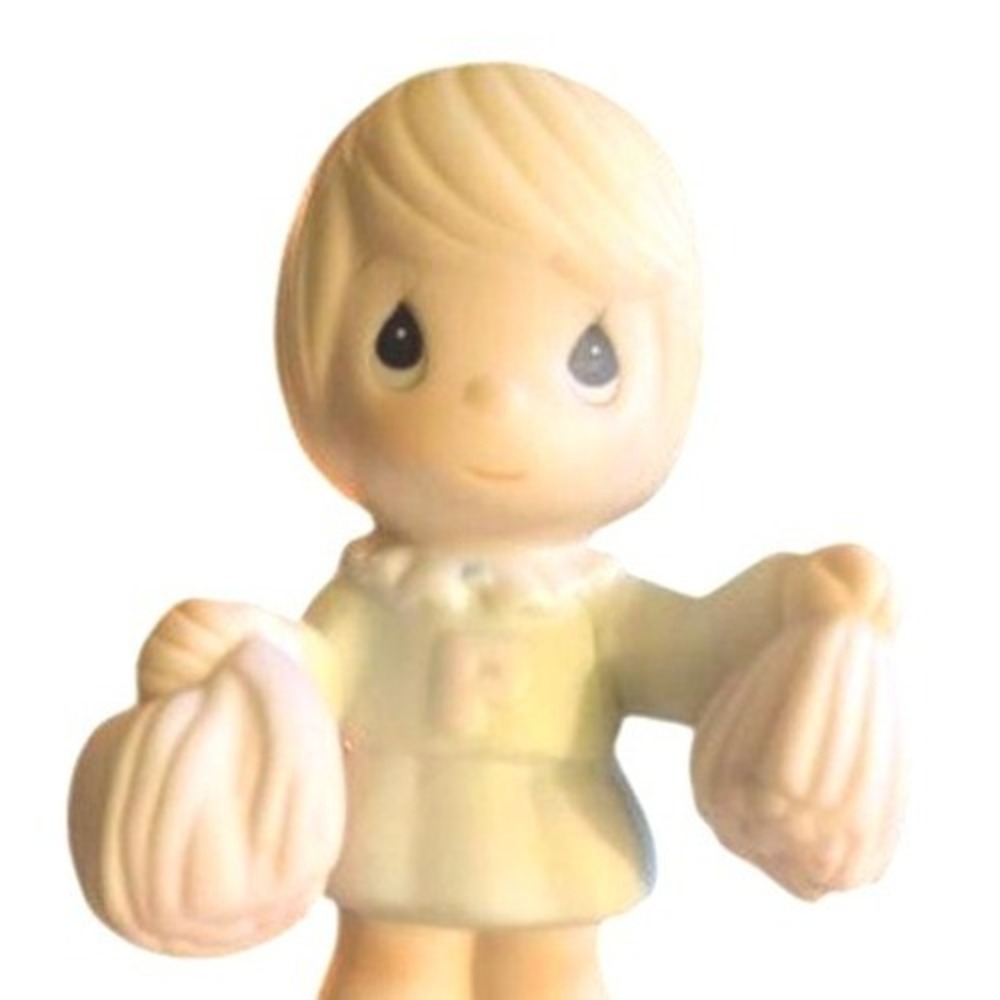 Precious Moments Cheers to the‎ Leader Cheerleader Porcelain Figurine Vintage